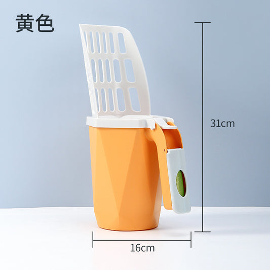 Large Capacity Cat Litter Scoop and Waste Storage Box