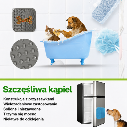Uspokajająca mata do lizania dla psów z przyssawką
