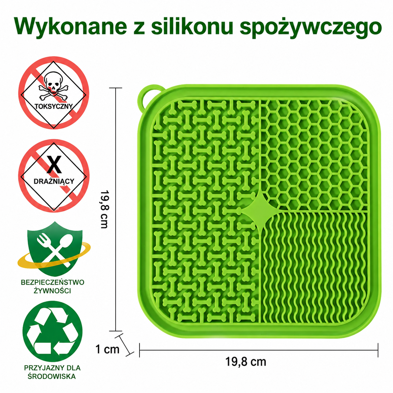 Calming Lick Mat for Dogs with Suction Cup